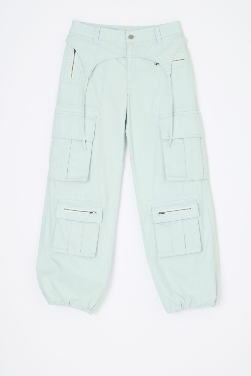 LILI×LAGUA POCKET パンツ L/BLU S