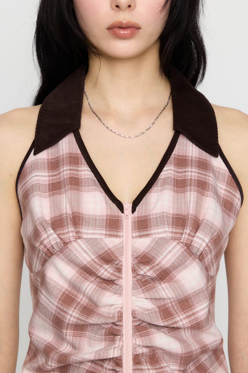 LILI×LAGUA HEM CUT トップス PNK FREE