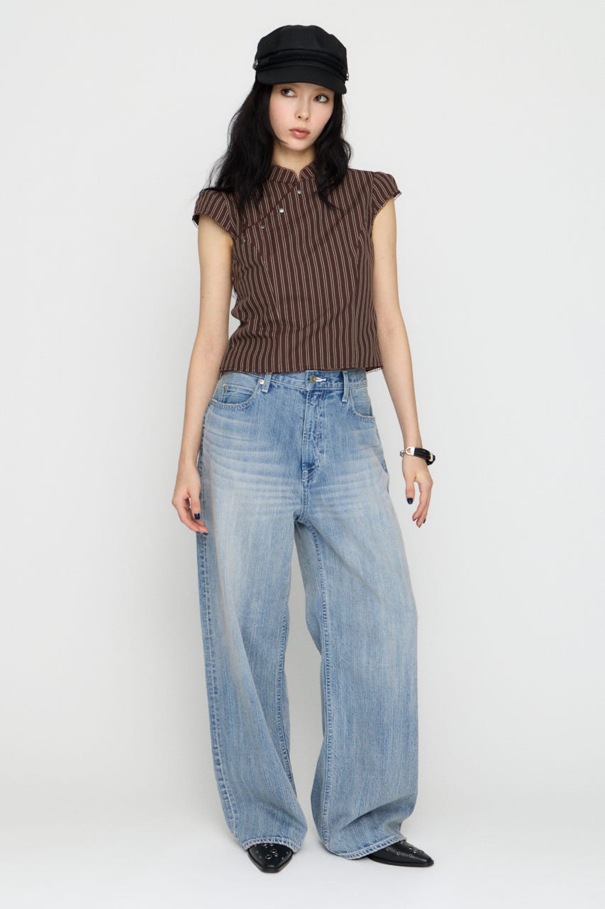 LILI×LAGUA BACK LACE UP トップス BRN FREE