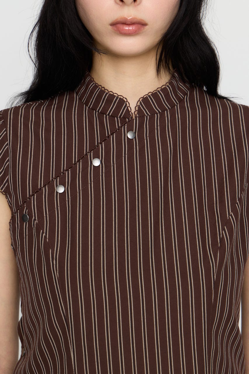 LILI×LAGUA BACK LACE UP トップス BRN FREE