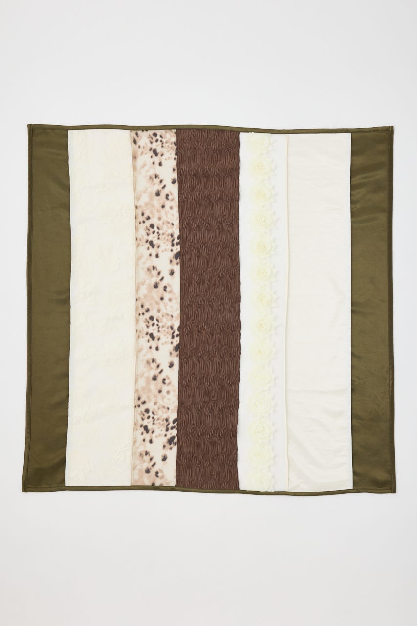 LILI×LAGUA PATCH WORK スカーフ Multi_1 FREE