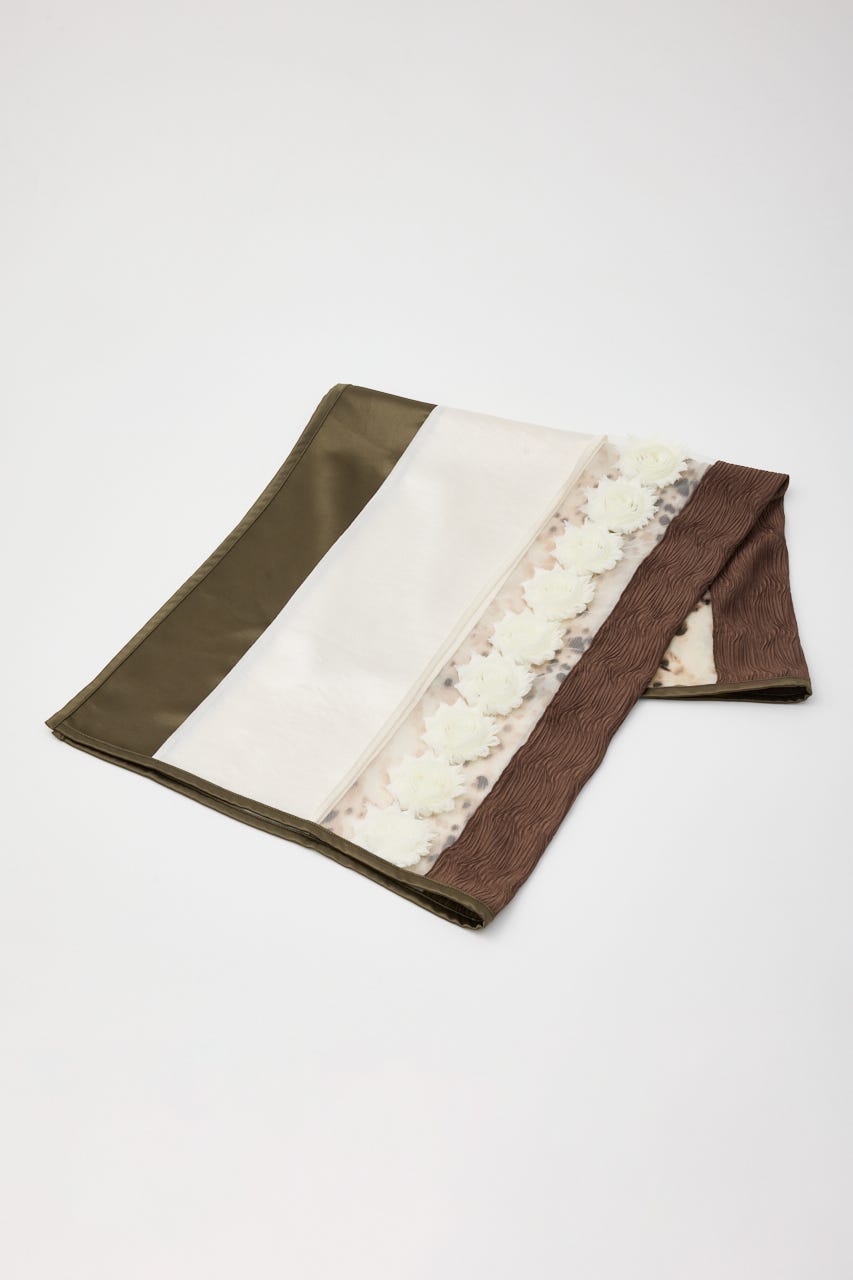 LILI×LAGUA PATCH WORK スカーフ Multi_1 FREE