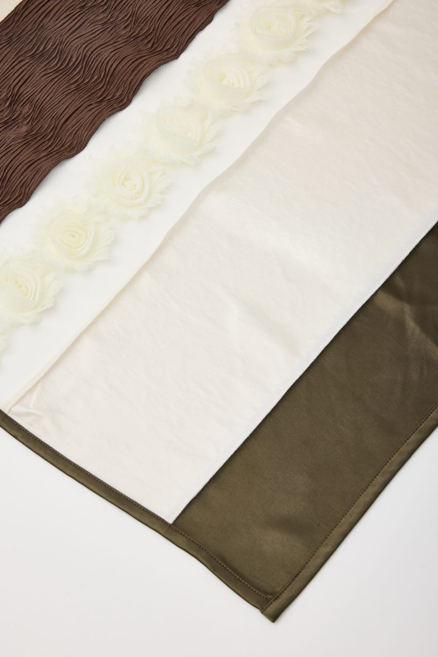 LILI×LAGUA PATCH WORK スカーフ Multi_1 FREE