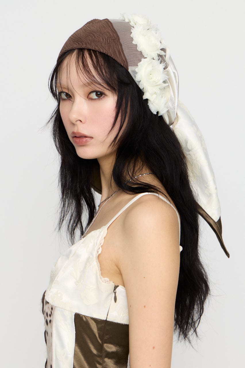 LILI×LAGUA PATCH WORK スカーフ Multi_1 FREE