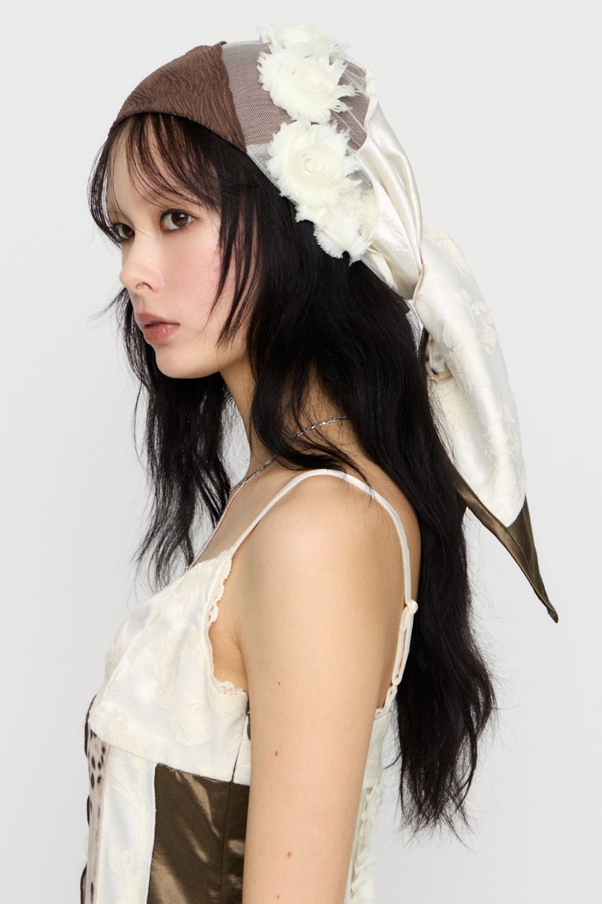 LILI×LAGUA PATCH WORK スカーフ Multi_1 FREE