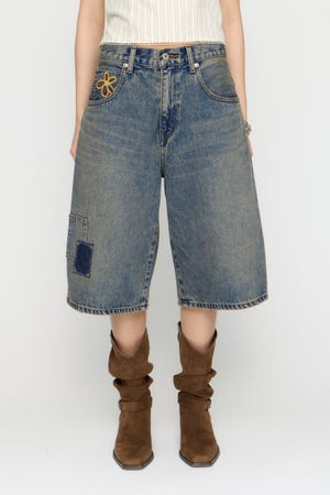 LILI×LAGUA HALF デニム