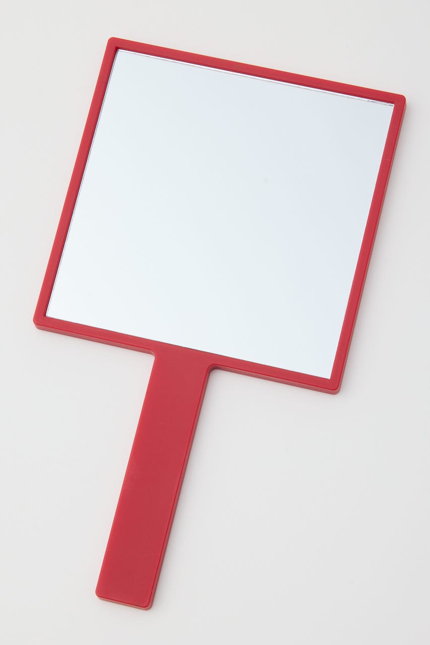 【ノベルティ】LILI×LAGUA COMPACT MIRROR RED FREE