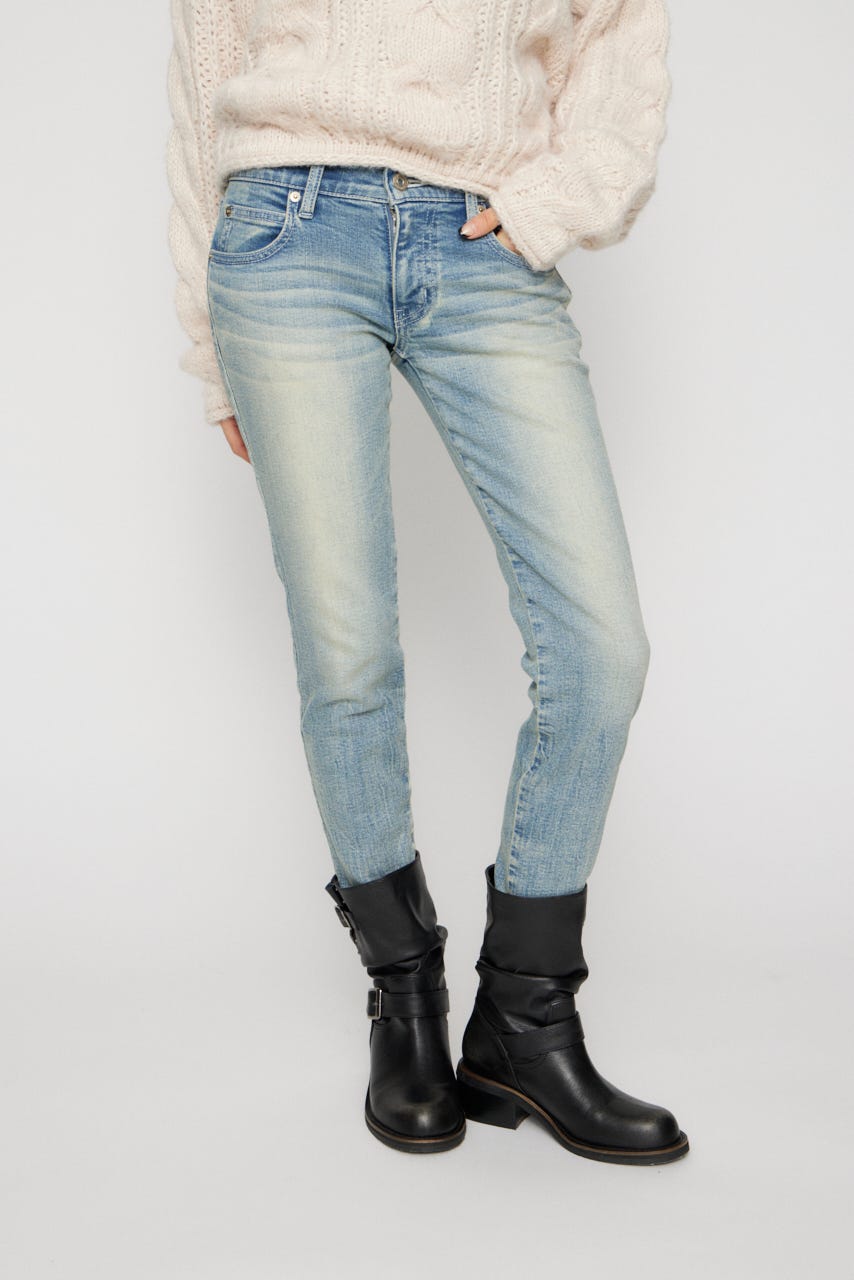 CLASSIC LOW WAIST SKINNY デニム L/BLU 25inch