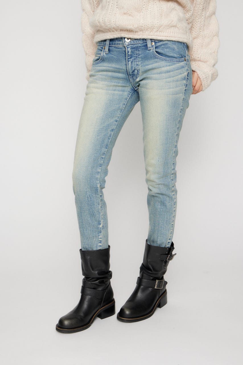 CLASSIC LOW WAIST SKINNY デニム L/BLU 25inch