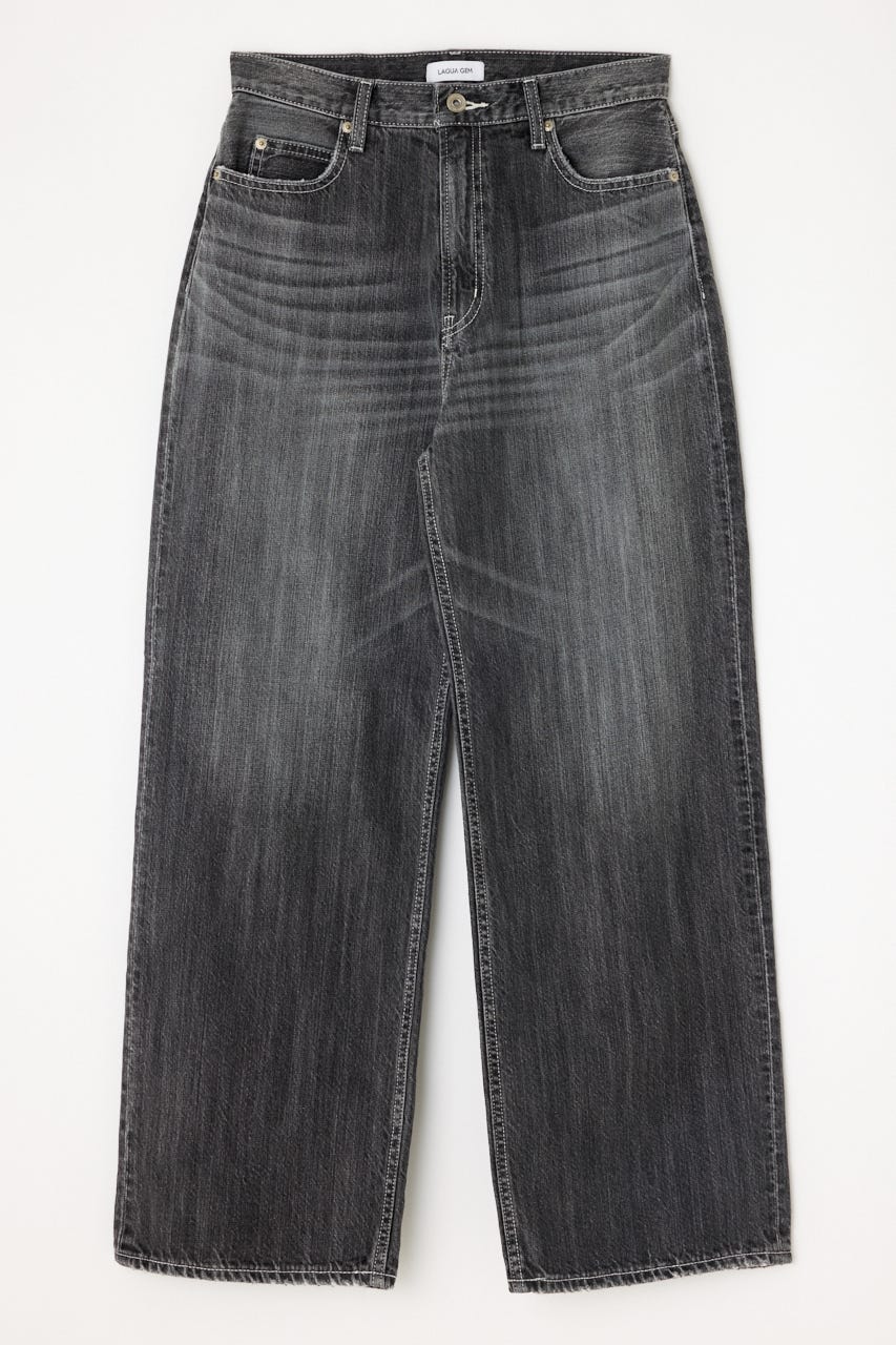 CLASSIC WIDE STRAIGHT デニム BLK 24inch