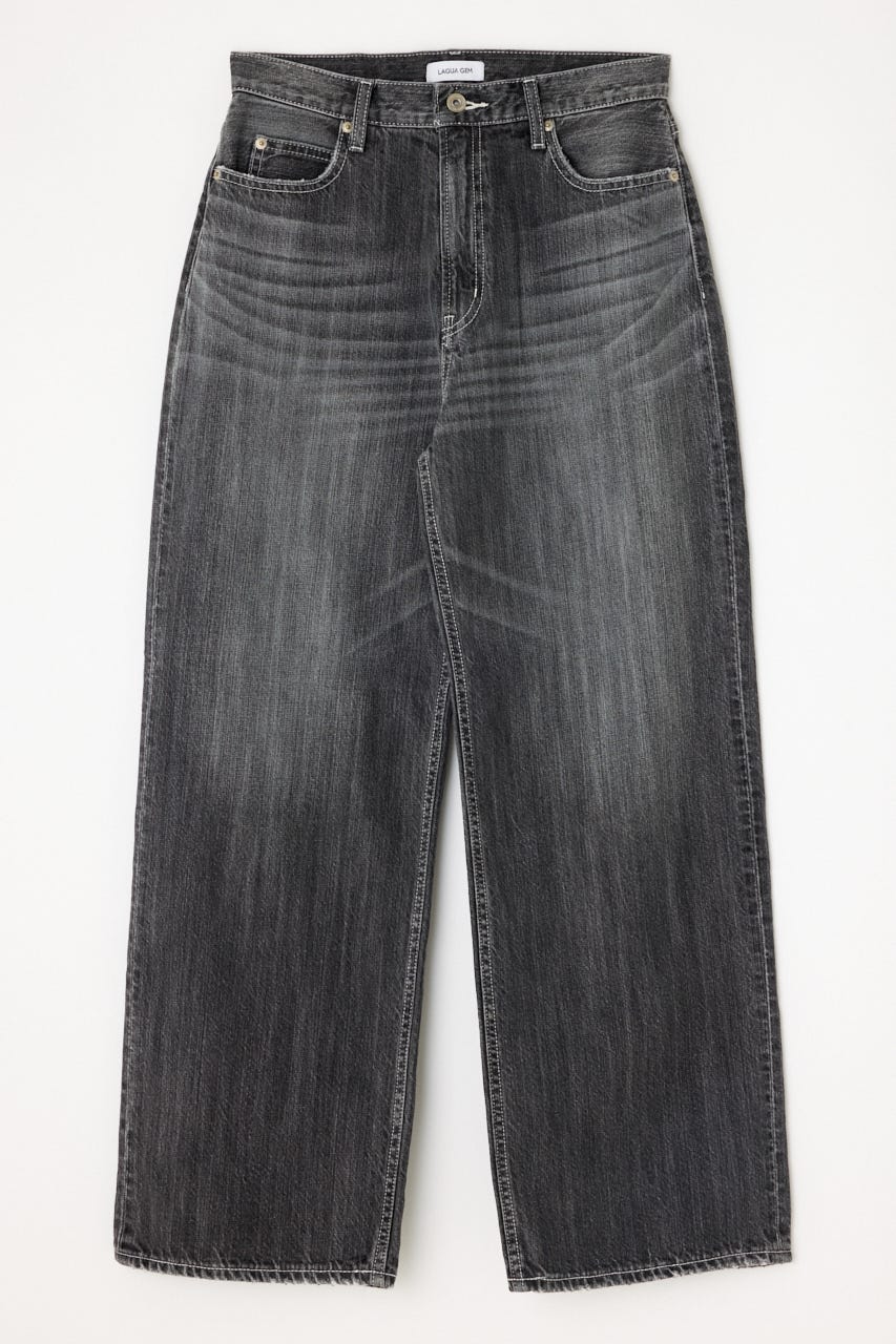 CLASSIC WIDE STRAIGHT デニム BLK 24inch