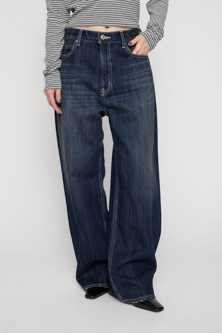 CLASSIC WIDE STRAIGHT デニム BLU 25inch