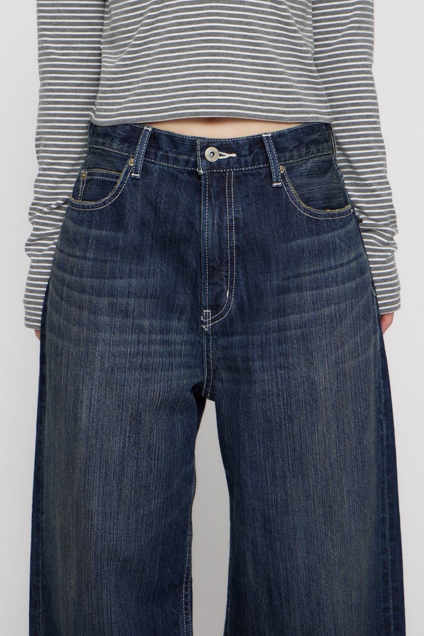 CLASSIC WIDE STRAIGHT デニム BLU 25inch