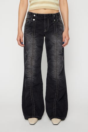 FRONT GATHER デニム