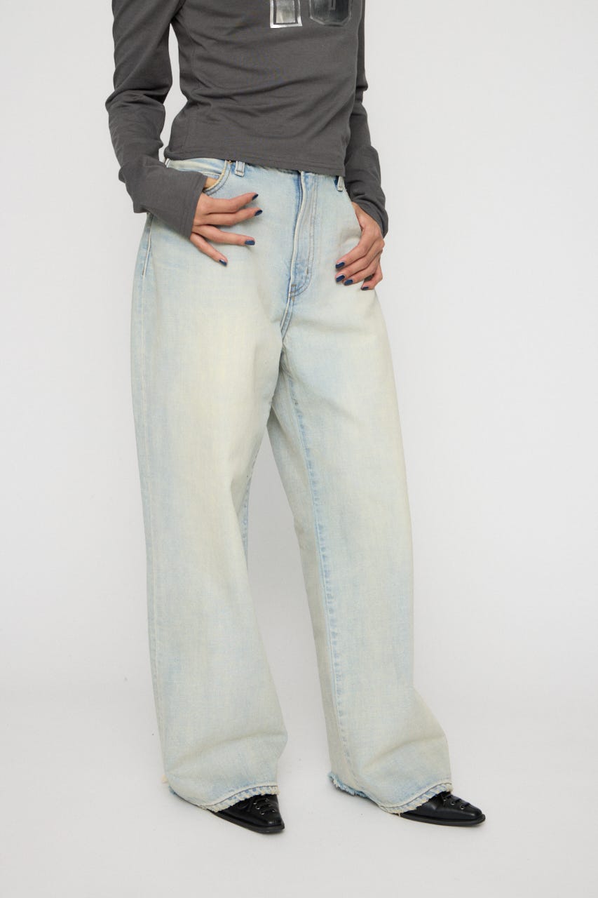 LIGHT COLOR WASH デニム BLU 24inch