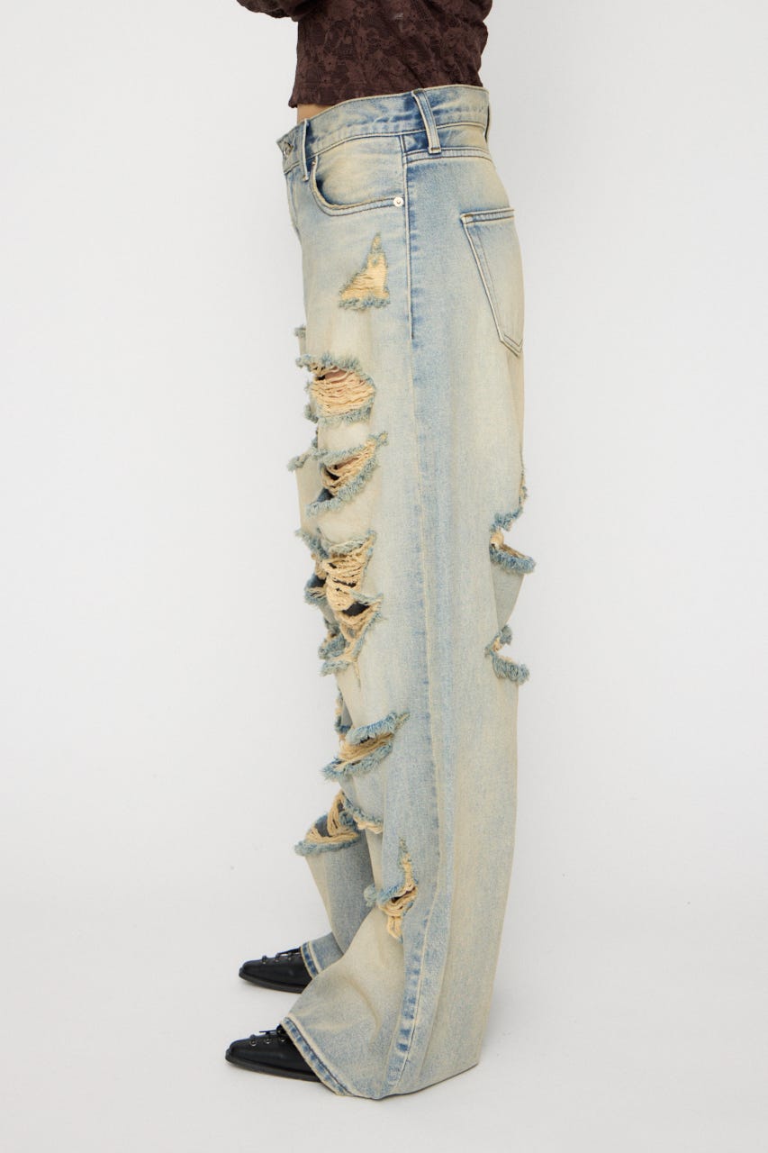 MANY CRASH LOOSEY デニム L/BLU 25inch