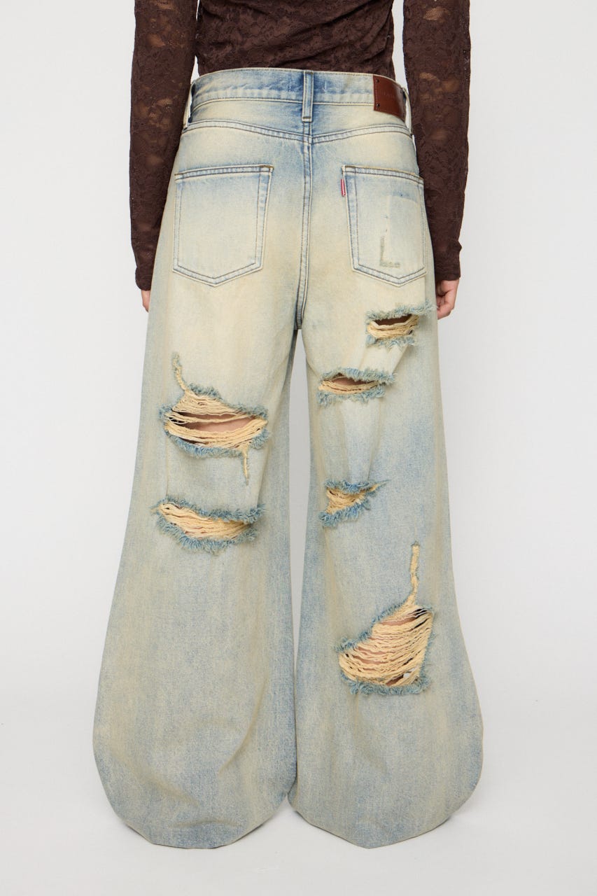 MANY CRASH LOOSEY デニム L/BLU 25inch