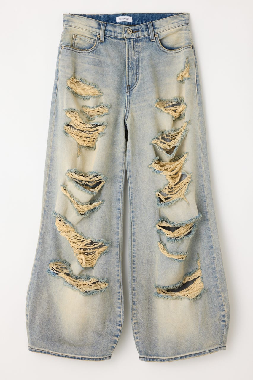 MANY CRASH LOOSEY デニム L/BLU 25inch