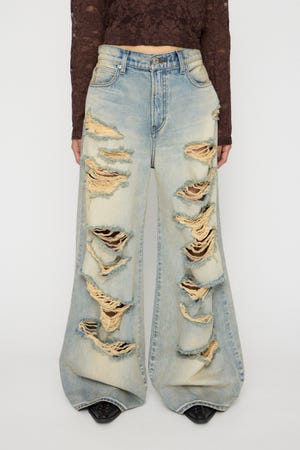 MANY CRASH LOOSEY デニム