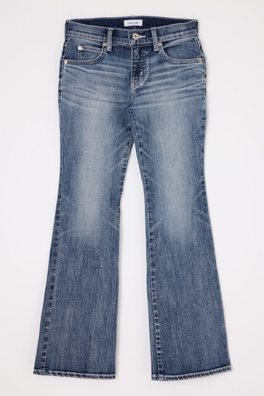 NARROW FLARE デニム BLU 24inch