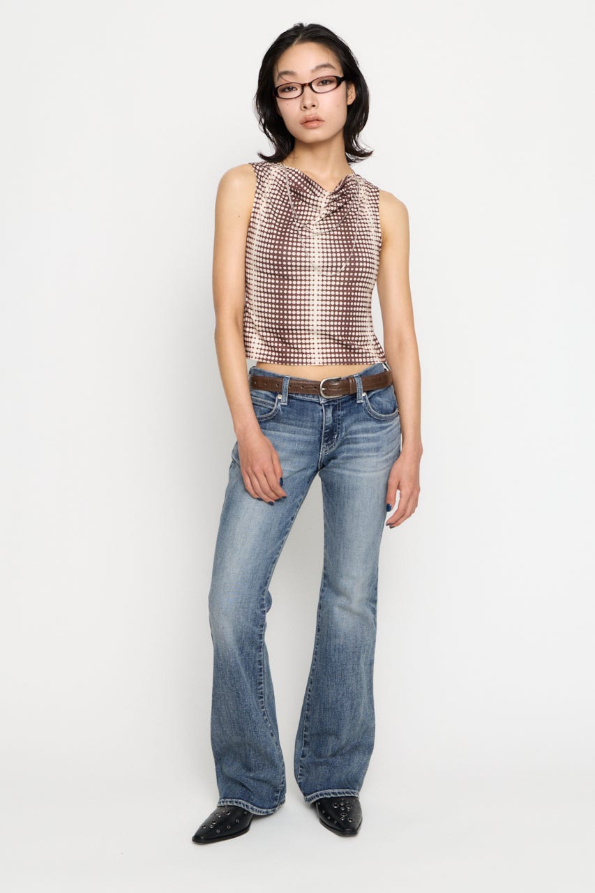 NARROW FLARE デニム BLU 24inch