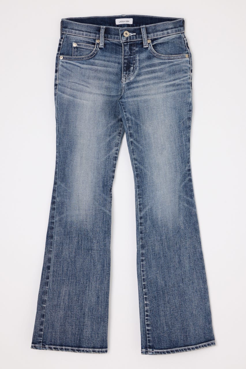 NARROW FLARE デニム BLU 24inch