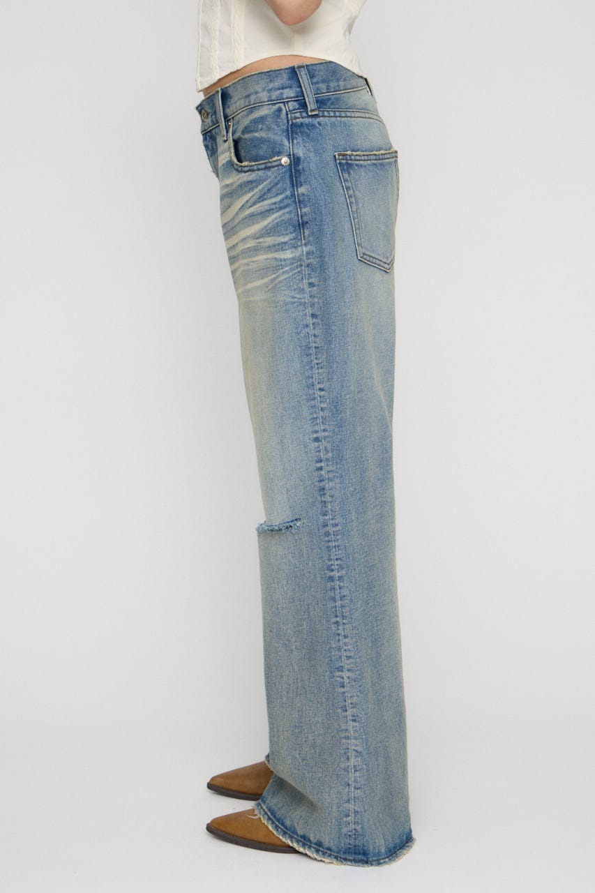 LOOSEY FLARE VINTAGE デニム L/BLU 25inch