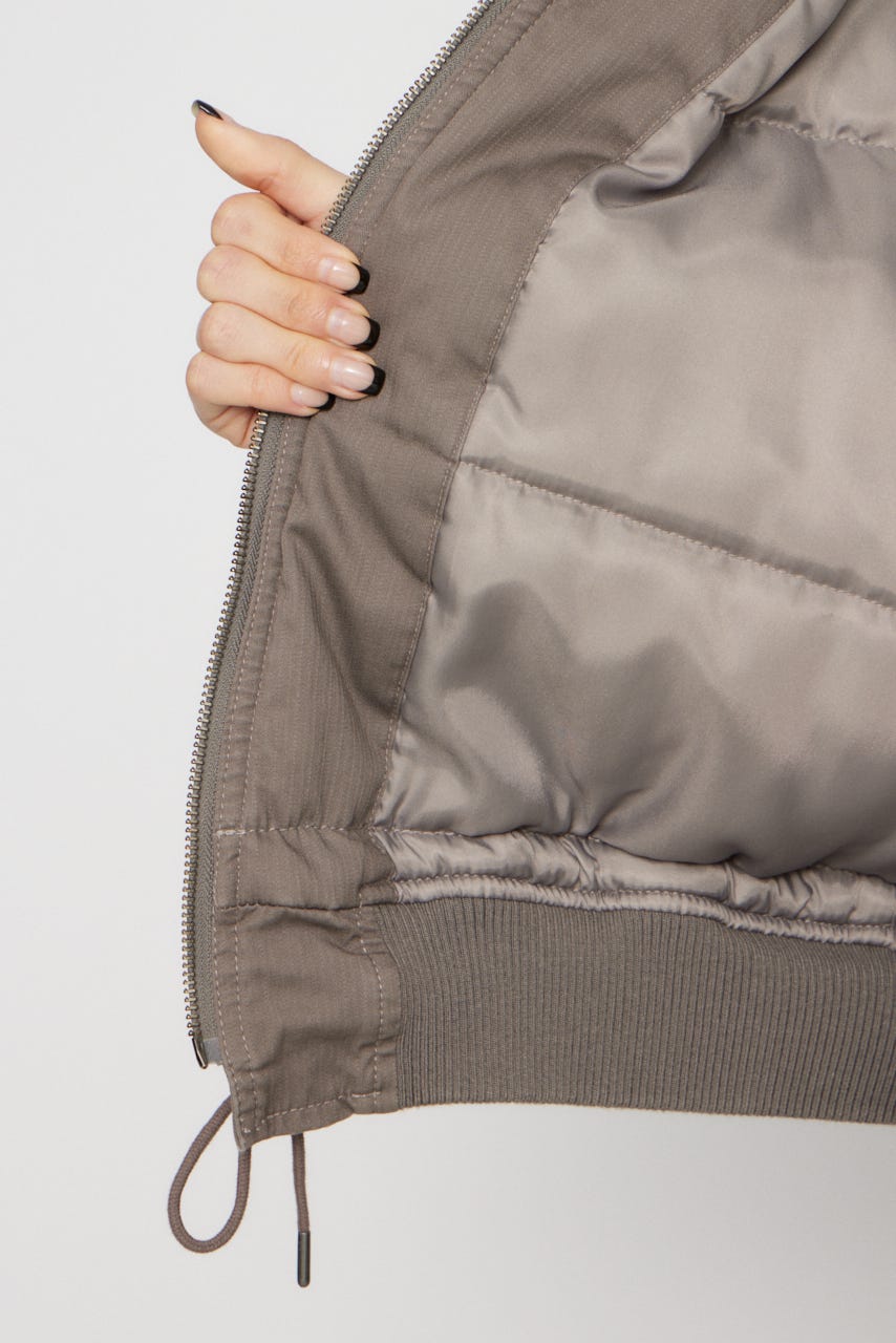 STITCH STRIPE ブルゾン GRY FREE