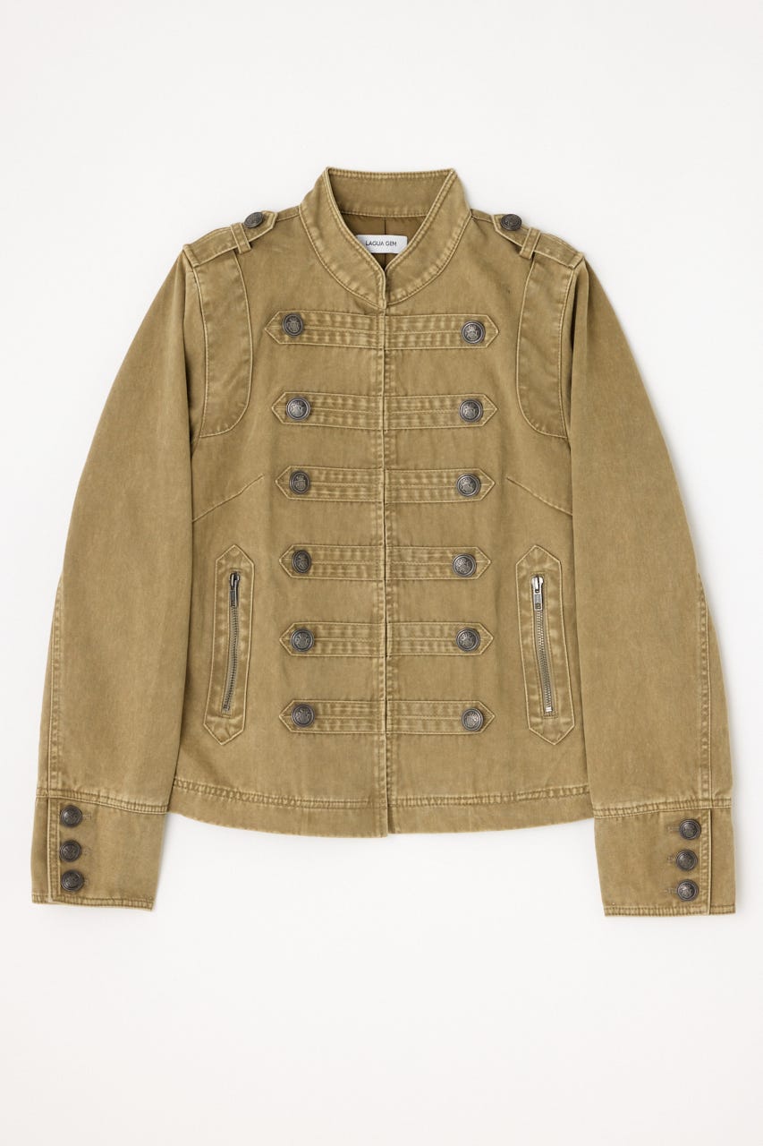 COTTON NAPOLEON ジャケット BEG FREE