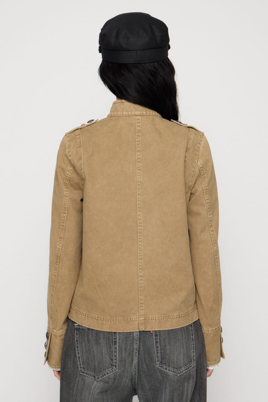 COTTON NAPOLEON ジャケット BEG FREE