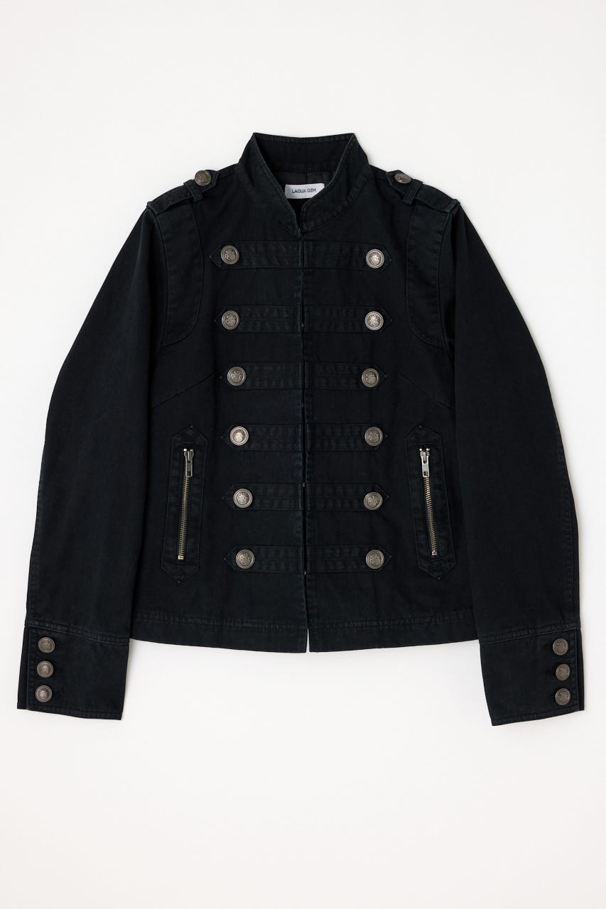 COTTON NAPOLEON ジャケット BLK FREE