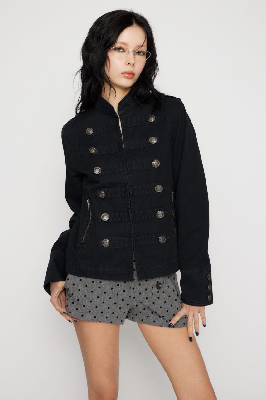 COTTON NAPOLEON ジャケット BLK FREE