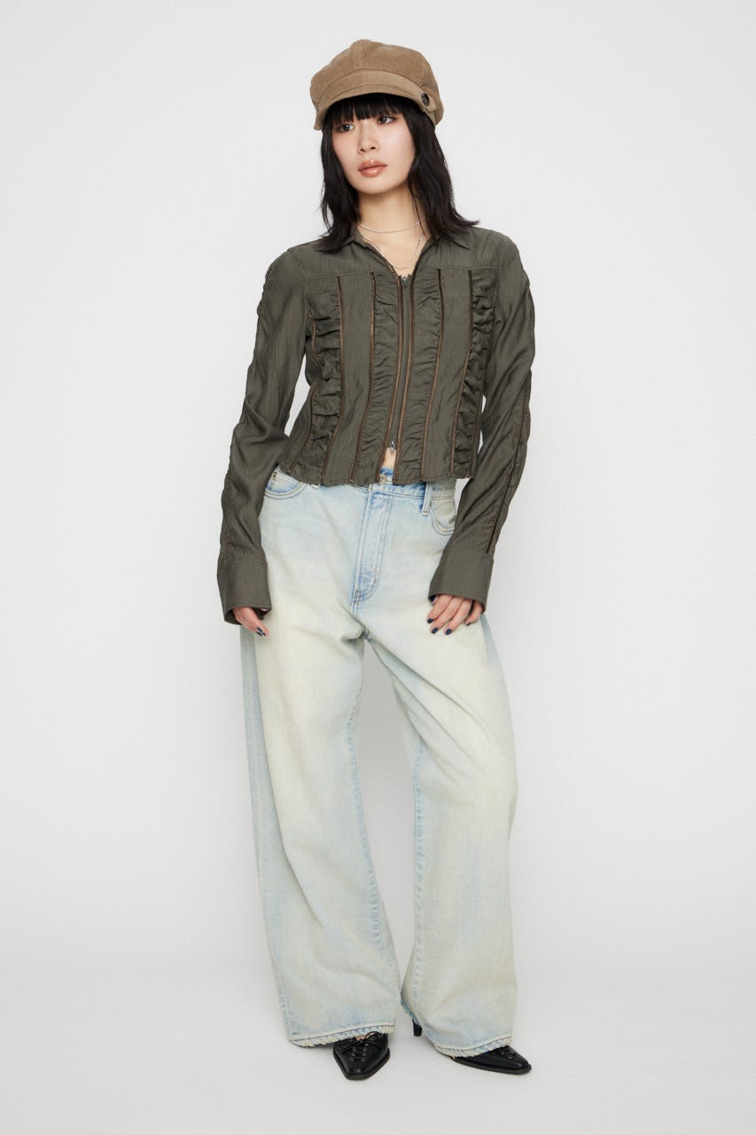 SHIRRING COMPACT シャツ KHA FREE