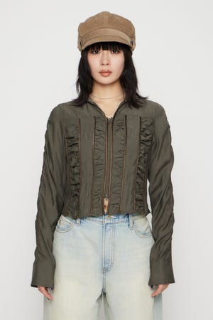 SHIRRING COMPACT シャツ