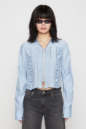 SHIRRING COMPACT シャツ