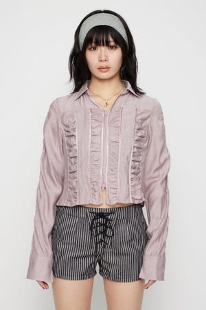 SHIRRING COMPACT シャツ