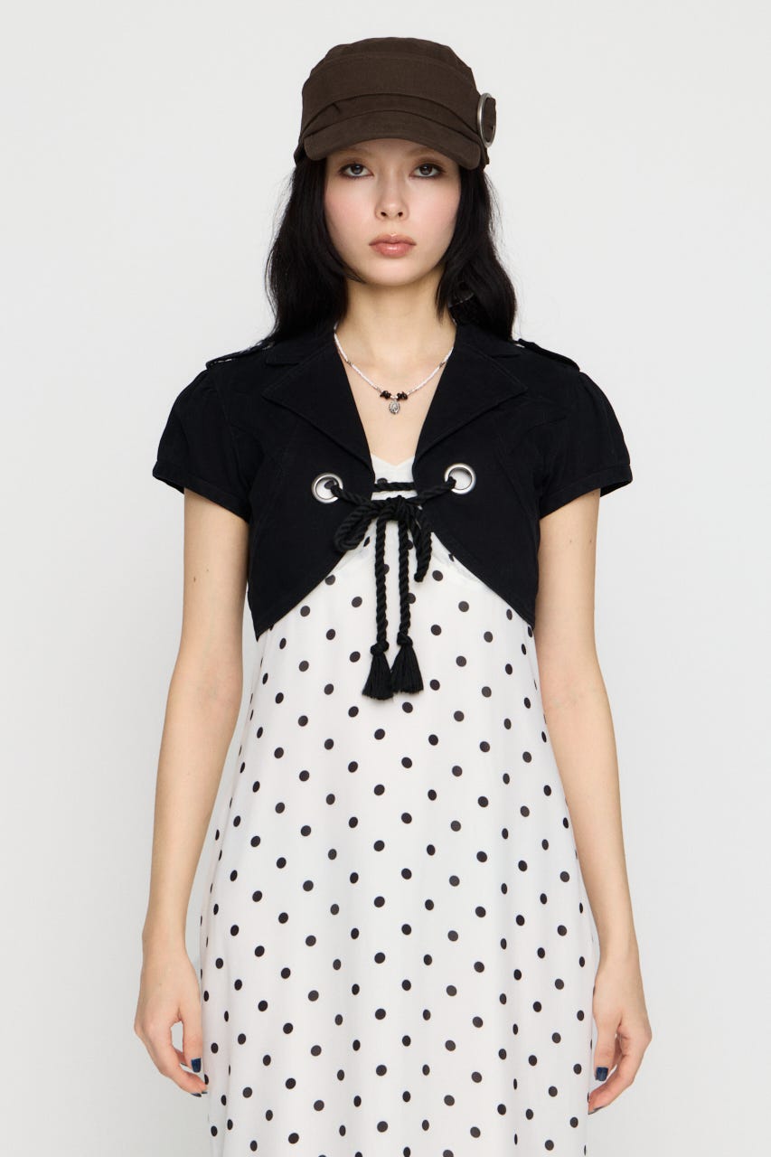 CROPPED MINI ジャケット BLK FREE