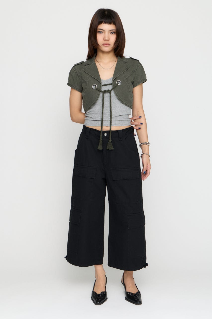 CROPPED MINI ジャケット C.GRY FREE