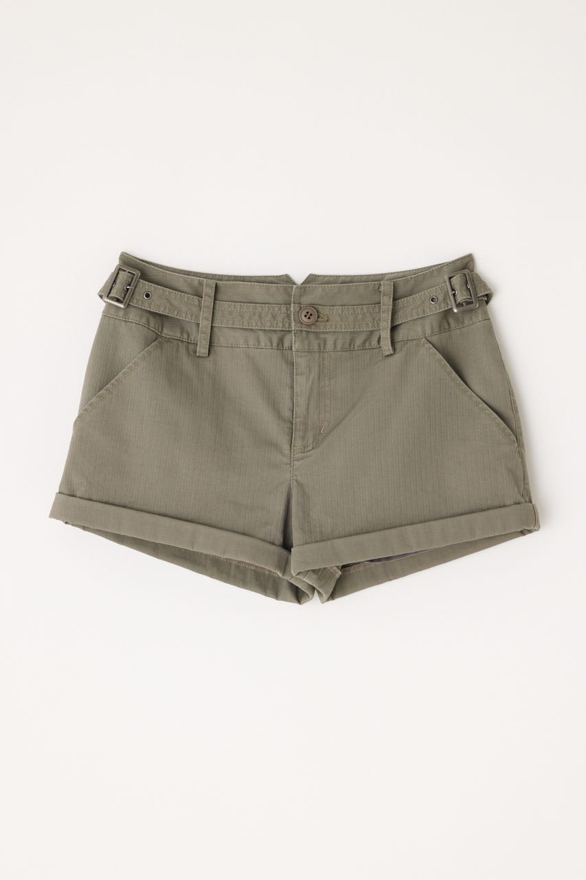 COMPACT STRIPE ショートパンツ KHA M