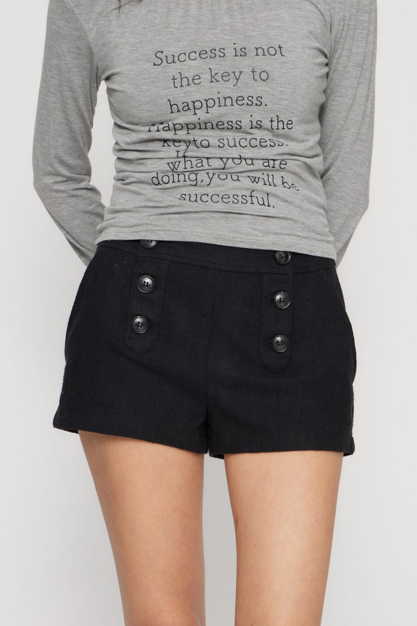 MARINE ショートパンツ BLK S