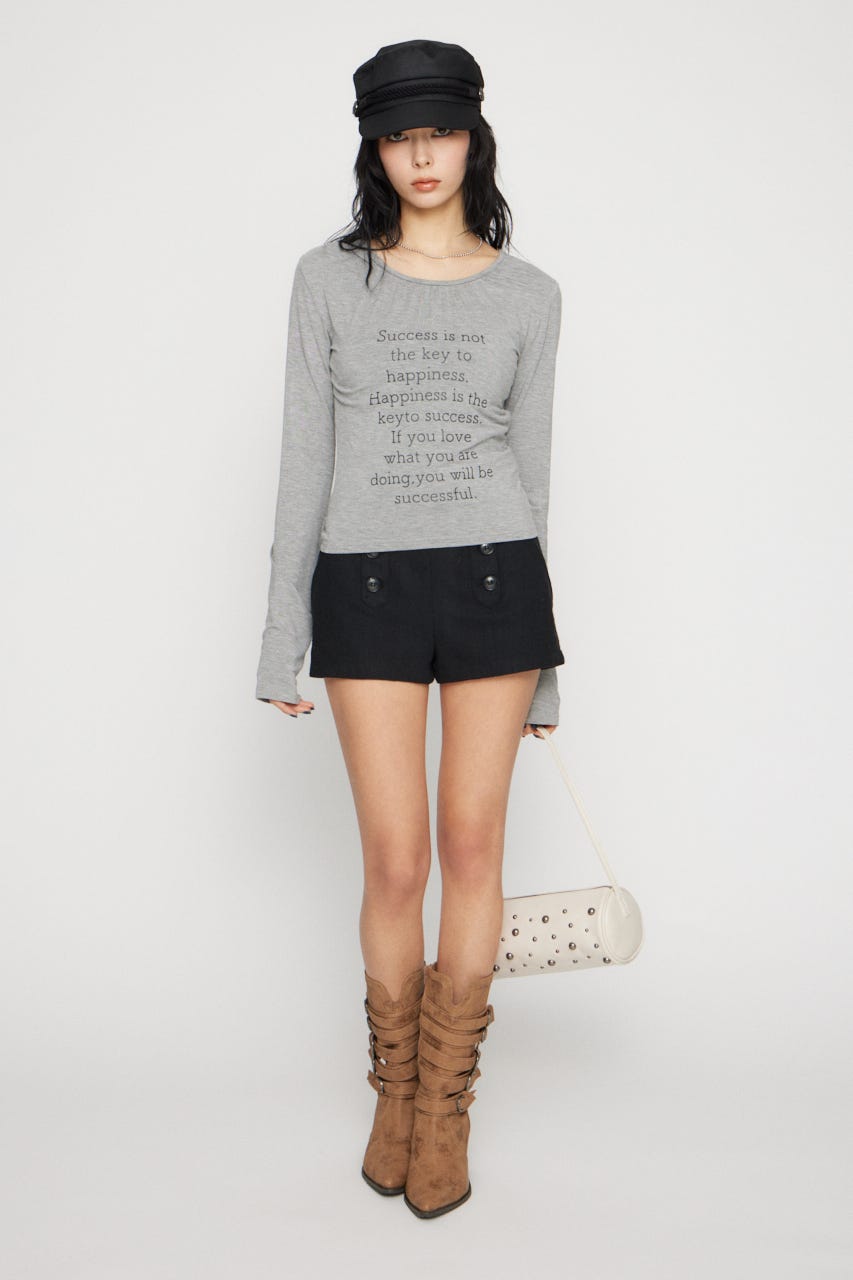 MARINE ショートパンツ BLK S