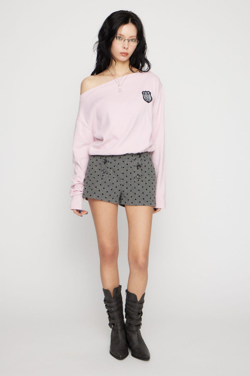 MARINE ショートパンツ M/GRY S