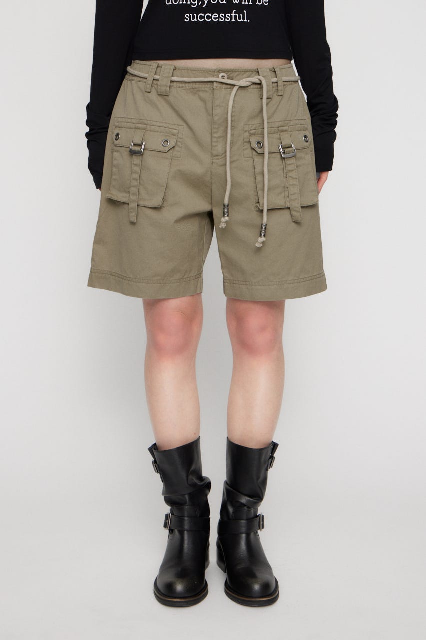 POCKET HALF パンツ BEG M