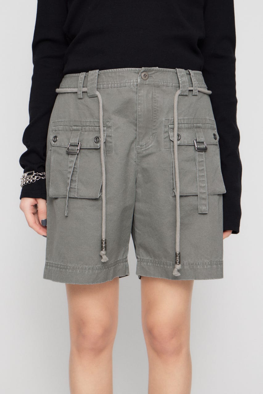 POCKET HALF パンツ GRY S