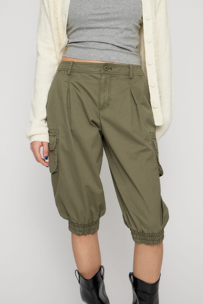 HEM SHIRRING SABRINA パンツ KHA XS