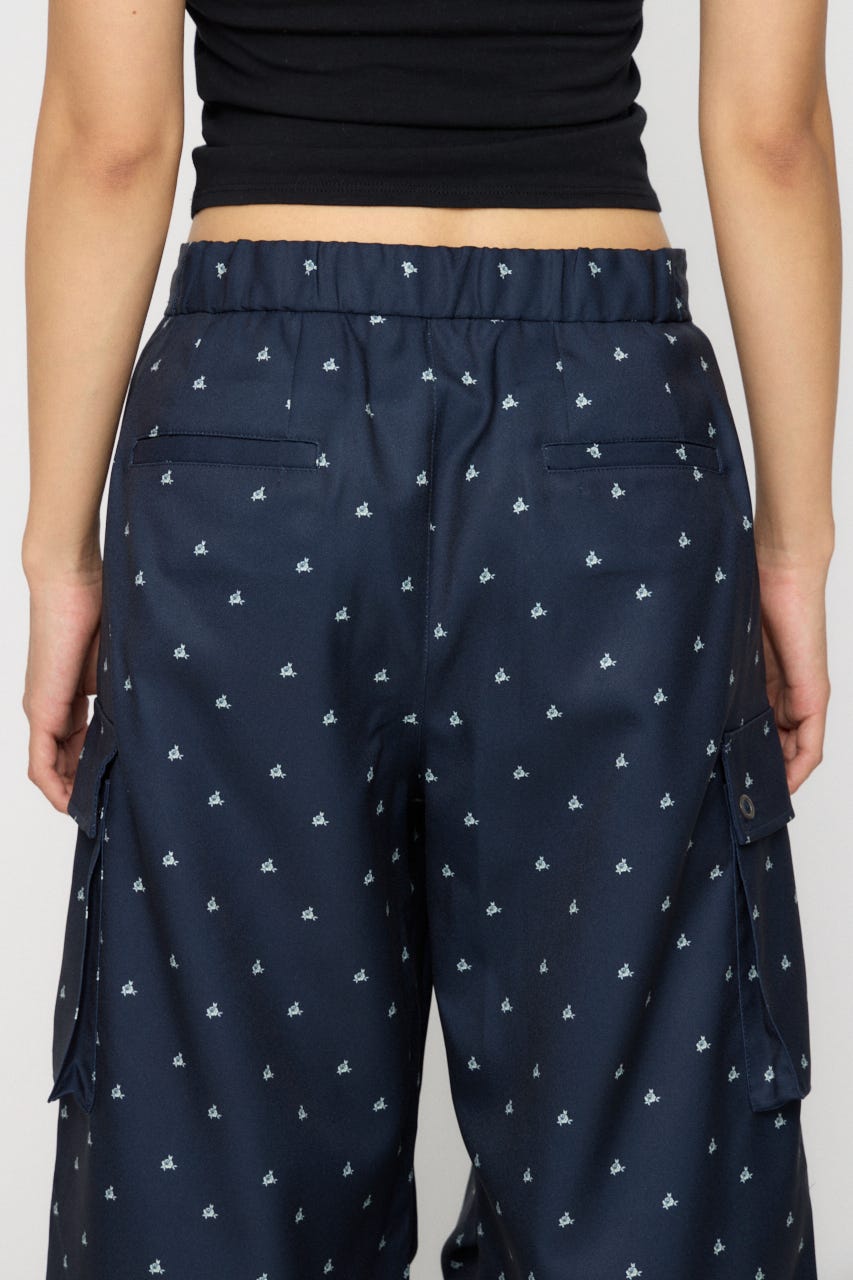 TINY PATTERN CARGO パンツ NVY S