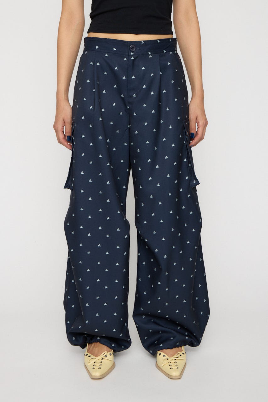 TINY PATTERN CARGO パンツ NVY S