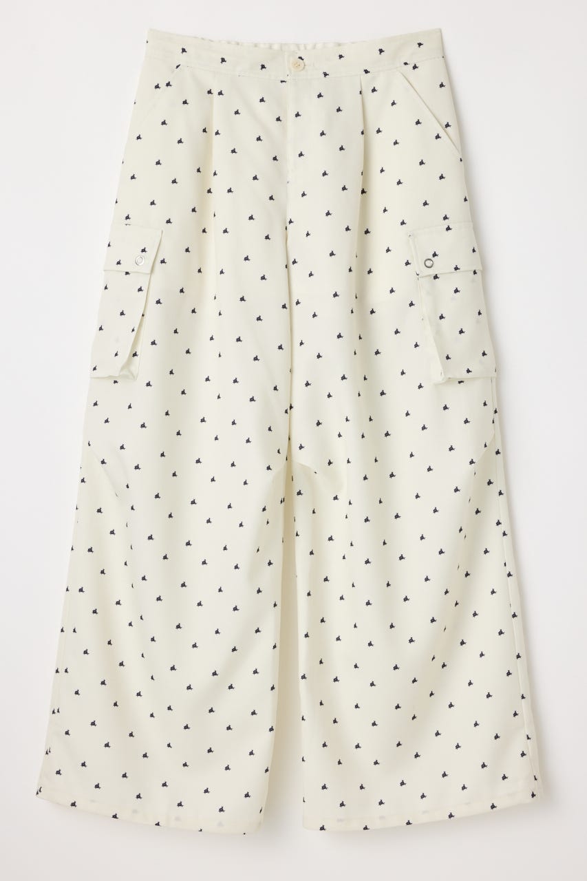 TINY PATTERN CARGO パンツ O/WHT S