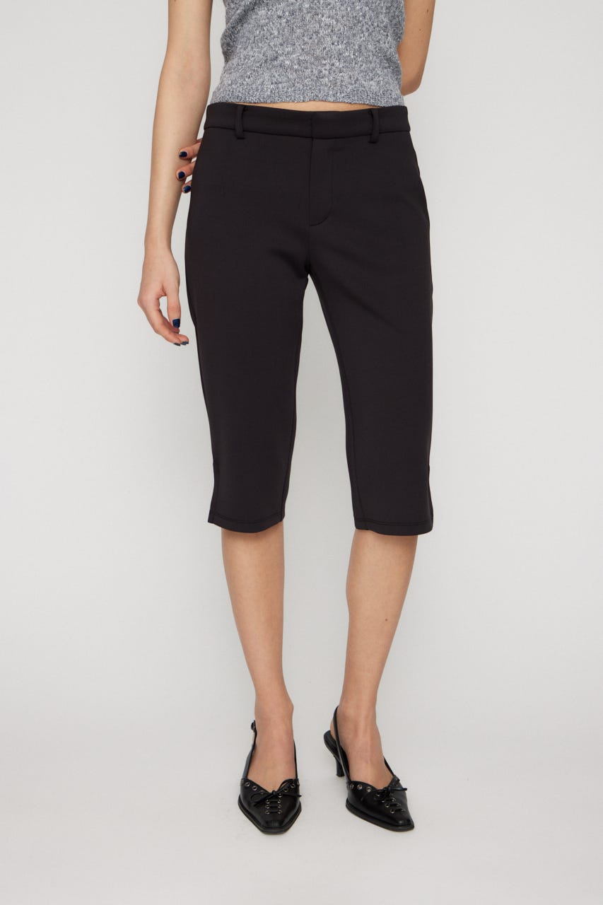BASIC CAPRI パンツ BLK XS