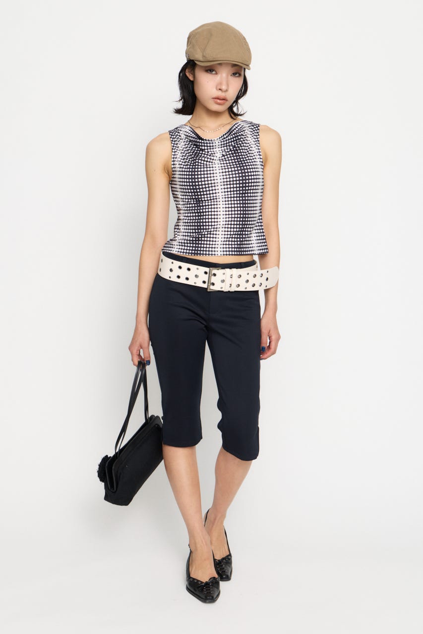 BASIC CAPRI パンツ NVY M